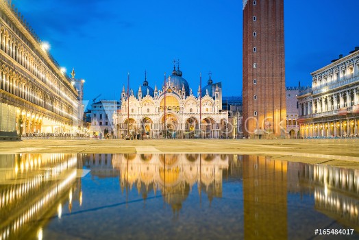 Picture of San Marco square with Saint Marks Basilica